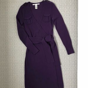 Cashmere Diane Von Furstenberg Wrap Sweater Dress
